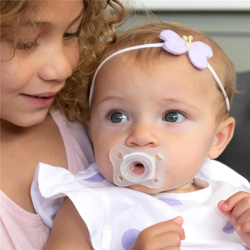 Chicco Feeding - Physioforma Mini Orthodontic Pacifier 2Pk, Clear - Image 6