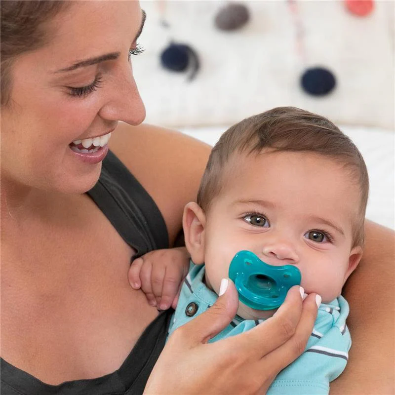 Chicco Feeding - Physioforma Orthodontic Silicone Pacifier Blue/Green 6-16M, 2Pk - Image 4