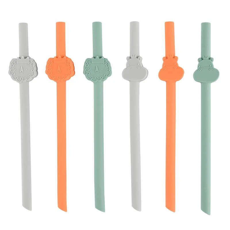 Chicco Feeding - Silicone Straws Variety Pack (6Pcs)