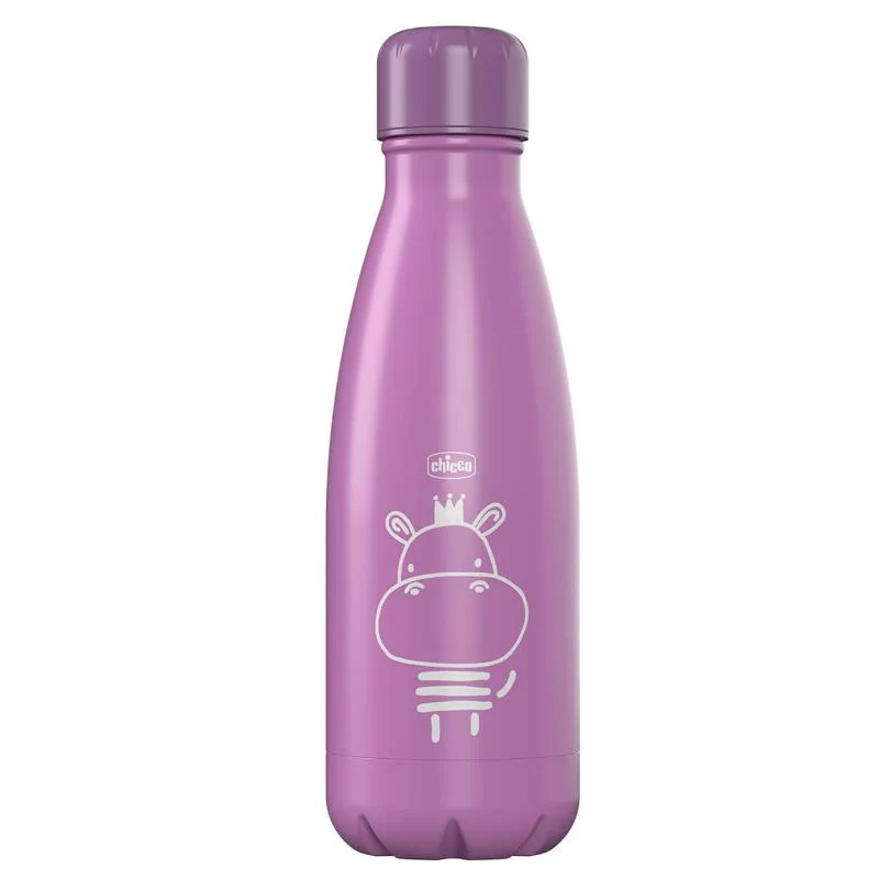 Chicco - Feeding Stainless Steel Insulated Water Bottle 12Oz Pink