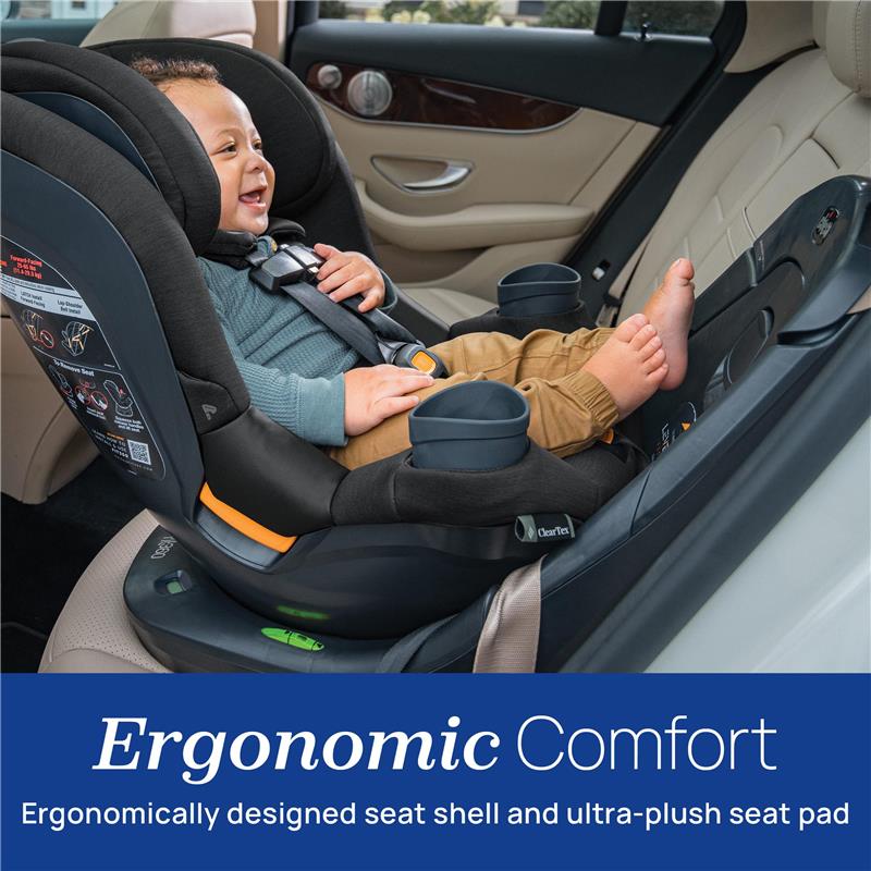 Chicco - Fit360 ClearTex Rotating Convertible Car Seat, Carbon/Grey - Image 5