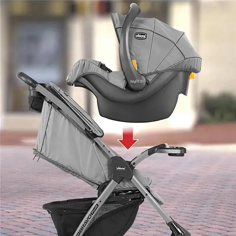 Chicco Mini Bravo Plus Travel System, Slate - Image 4