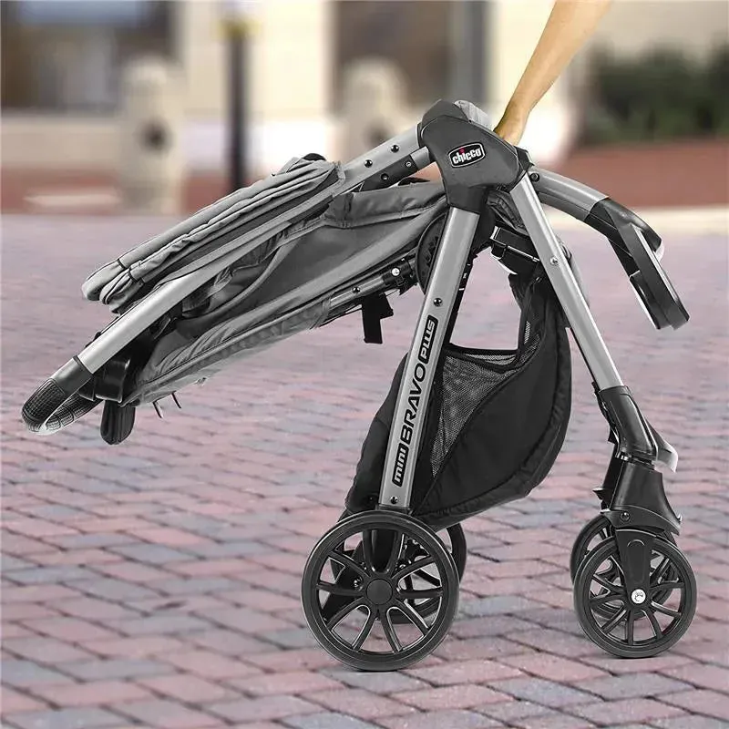 Chicco Mini Bravo Plus Travel System, Slate - Image 6