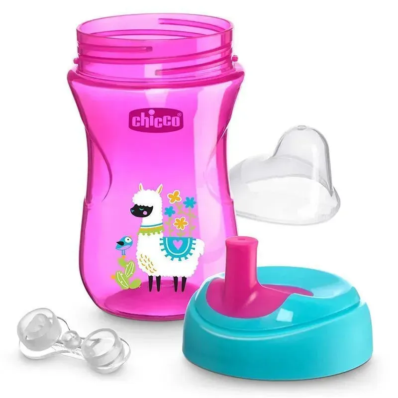 Chicco - Natural Fit Straw Trainer Cup, Pink/Purple - Image 2