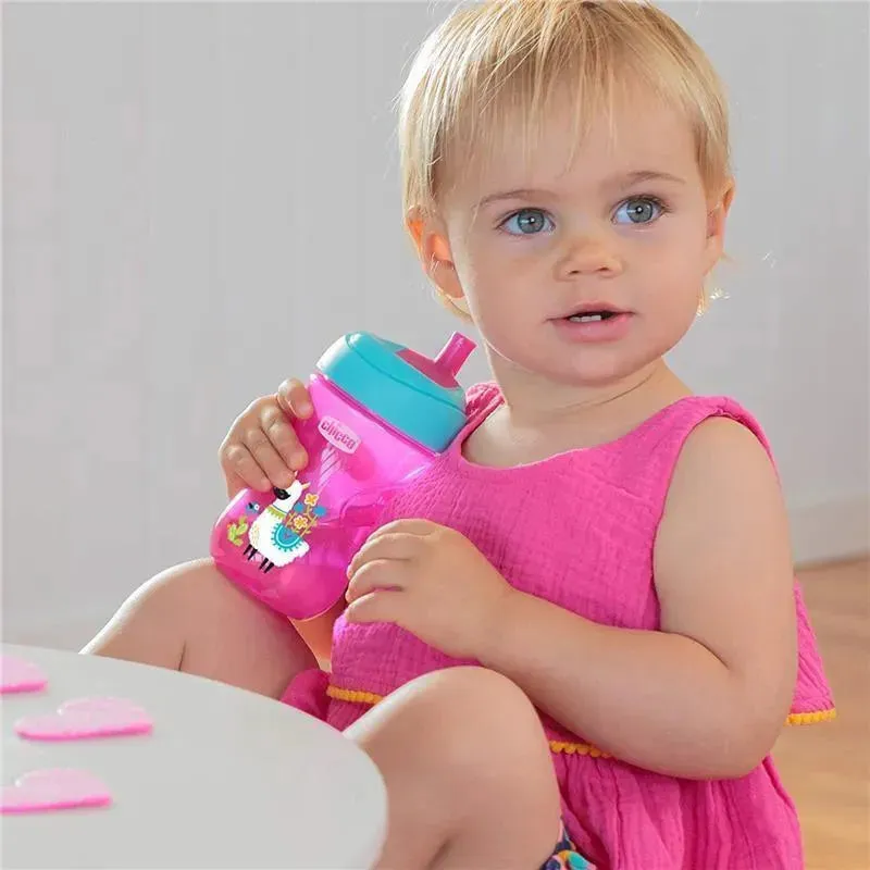 Chicco - Natural Fit Straw Trainer Cup, Pink/Purple - Image 6
