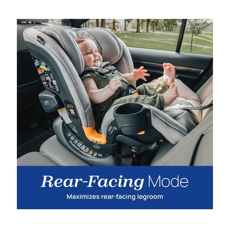 Chicco Onefit Max Cleartex All-In-One Car Seat, Ash - Image 9