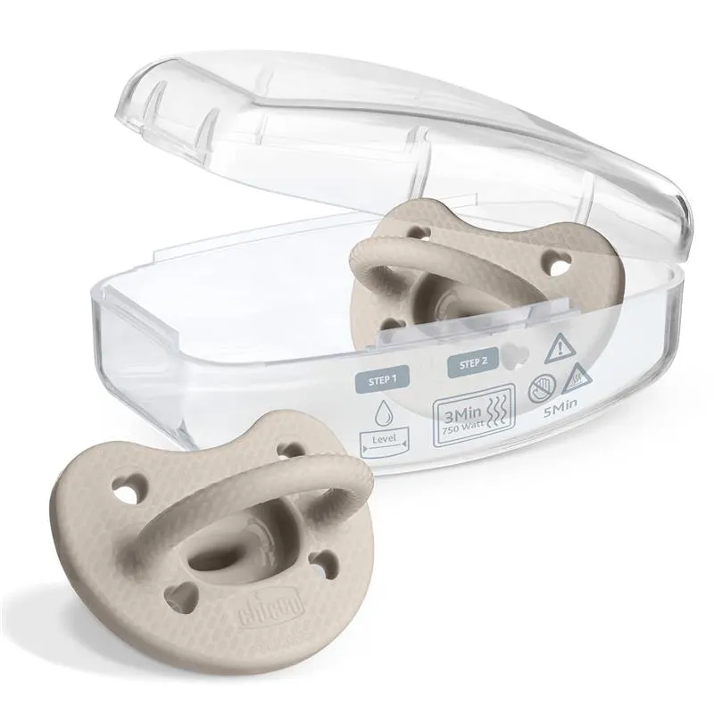 Chicco - Physioforma Luxe Pacifier 6-16M, Grey - Image 4