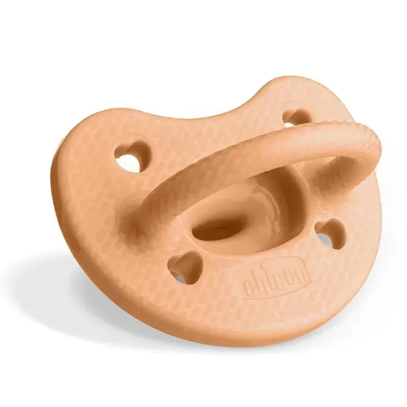 Chicco - PhysioForma Luxe Silicone One Piece Pacifier for Babies Age 6-16m Cantaloupe - Image 4