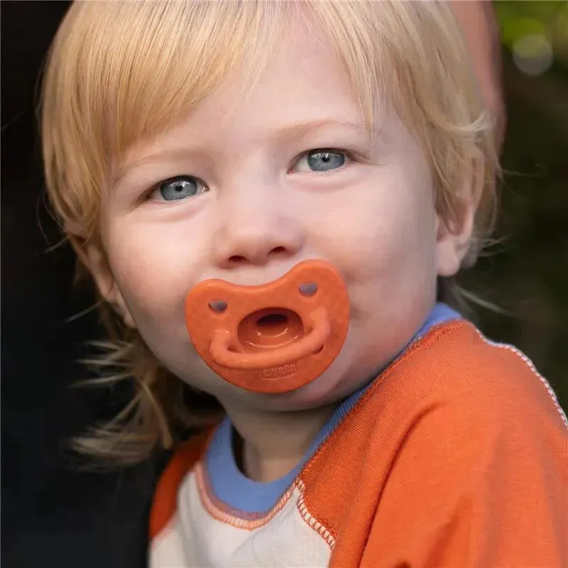 Chicco - PhysioForma Luxe Silicone One Piece Pacifier for Babies Aged 16-24m 2pkTerracota - Image 6