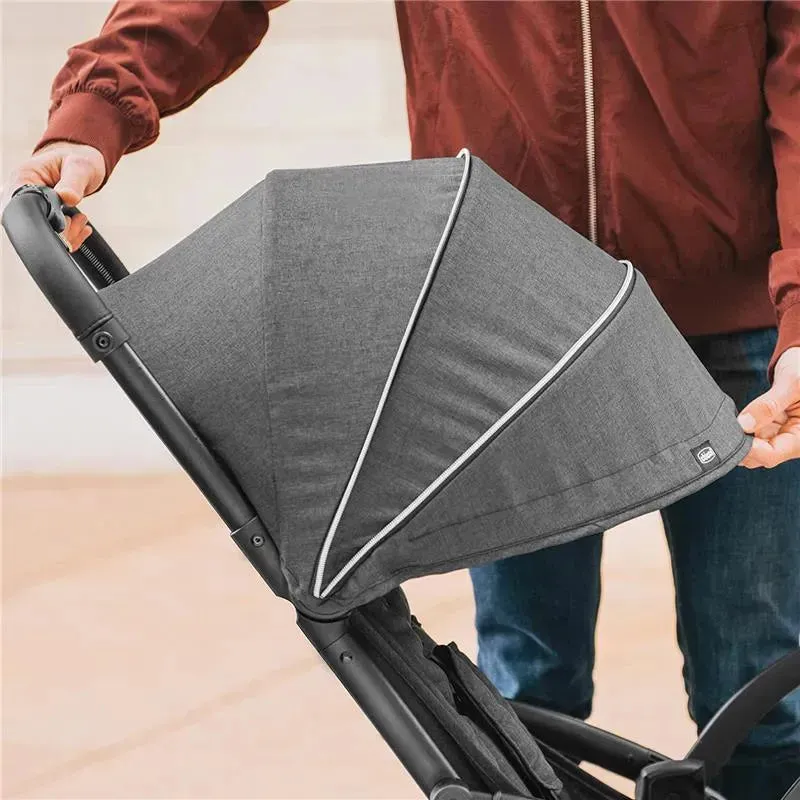 Chicco - Presto Self-Folding Compact Stroller, Graphite - Image 2
