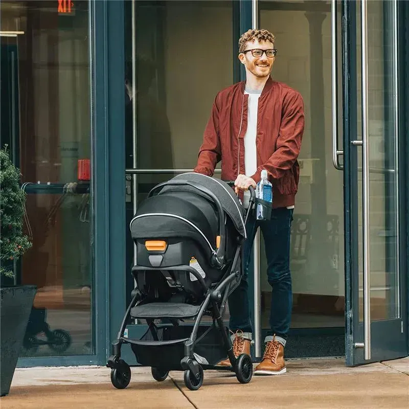 Chicco - Presto Self-Folding Compact Stroller, Graphite - Image 3