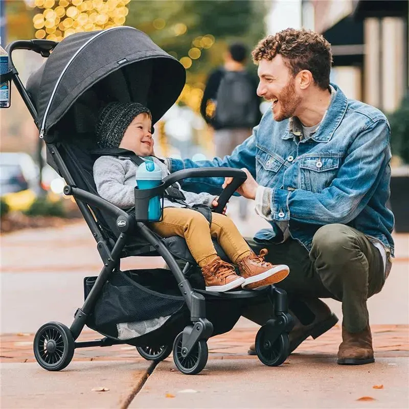 Chicco - Presto Self-Folding Compact Stroller, Graphite - Image 8