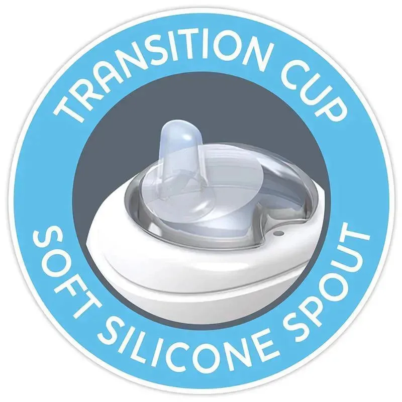 Chicco Silicone Spout Transition Sippy Cup 7 Oz - Blue 4+ - Image 6
