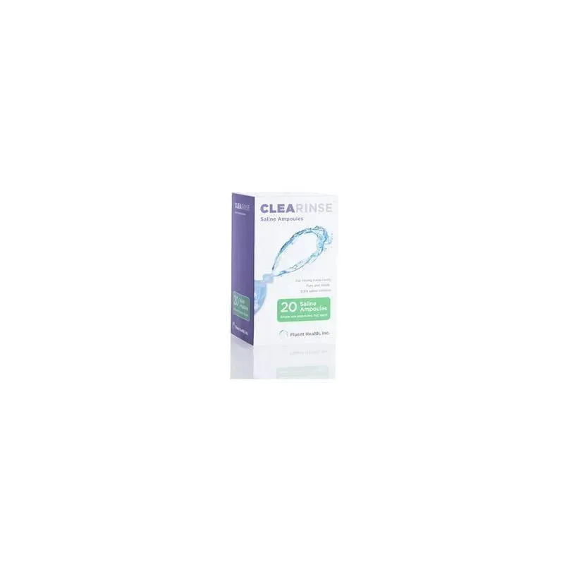 Clearinse - Saline Ampoules, 20 Count