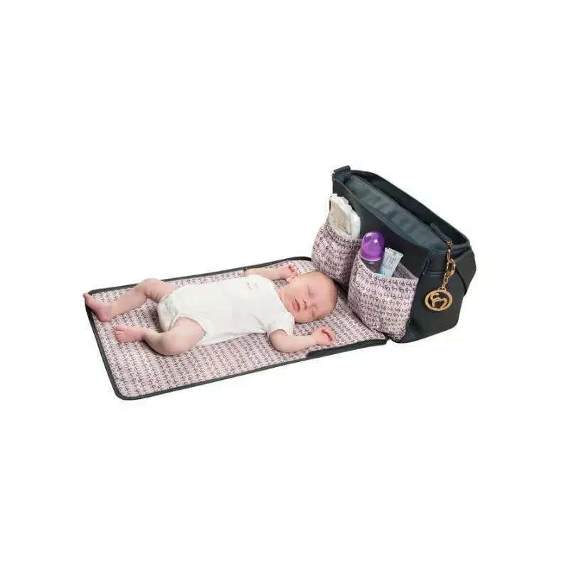Clevamama - Ellie Baby Diaper Bag, Navy - Image 4