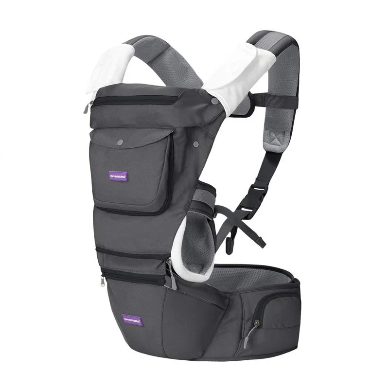 Clevamama Ergonomic Baby & Hip Carrier, Black