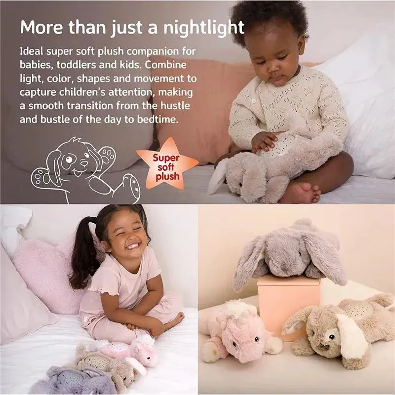 Cloud B - Calming Mini Nightlight Star Projector Dream Buddies, Grey Bunny - Image 4