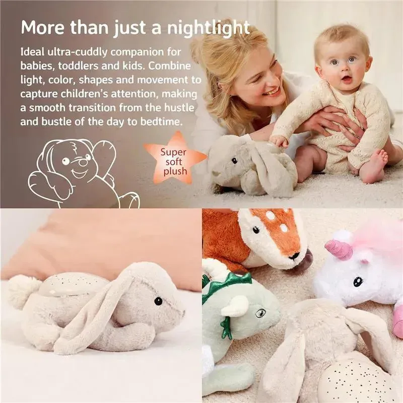 Cloud B - Calming Nightlight Star Projector, 3 Colors, 3 Constellations, Auto-Shutoff, Bunny - Image 3