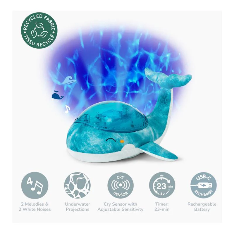 Cloud B - Eco Tranquil Whale, Blue