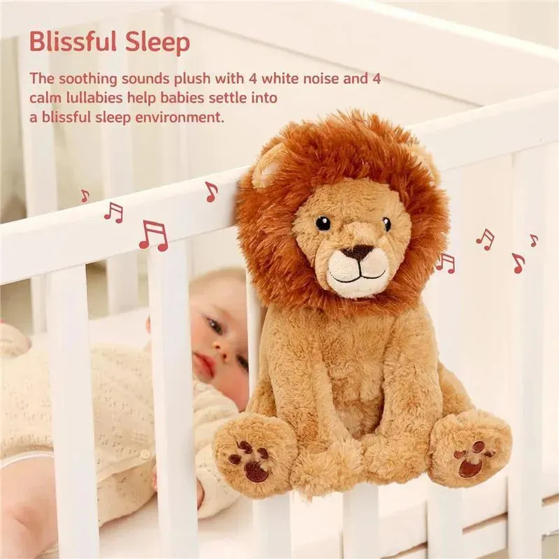 Cloud B - Soothing Sound Machine, Cuddly Stuffed Animal, 4 Soothing Sounds, Louis The Lion - Image 6