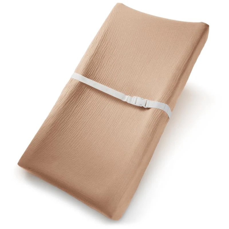 Comfy Cubs - Muslin Fitted Changing Pad Cover, Cedar