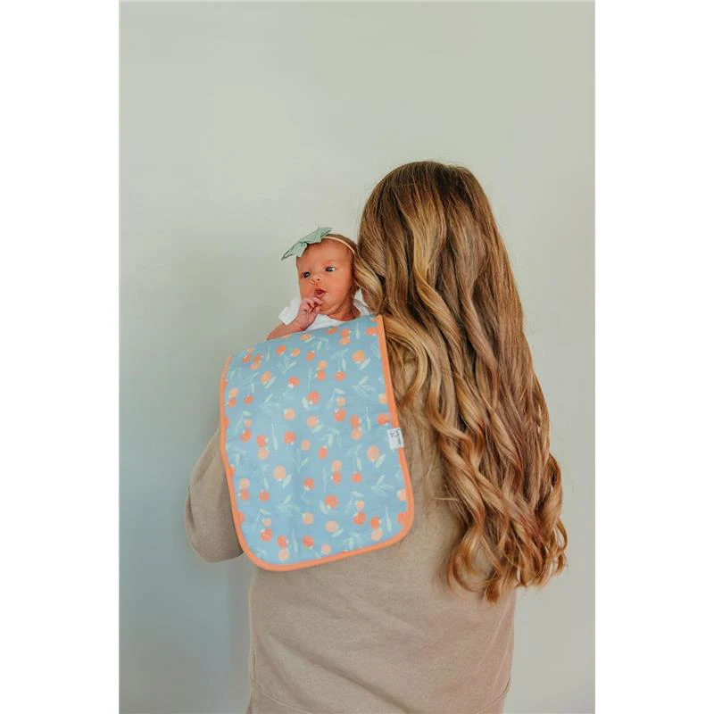 Copper Pearl - 3Pk Premium Baby Burp Cloths Clementine Set - Image 3