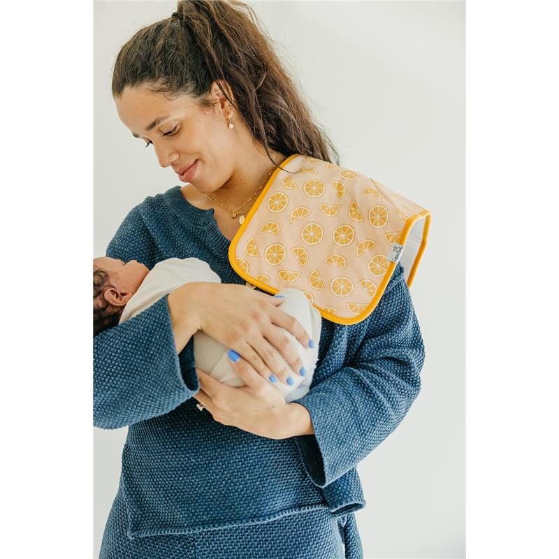 Copper Pearl - 3Pk Premium Baby Burp Cloths Clementine Set - Image 5