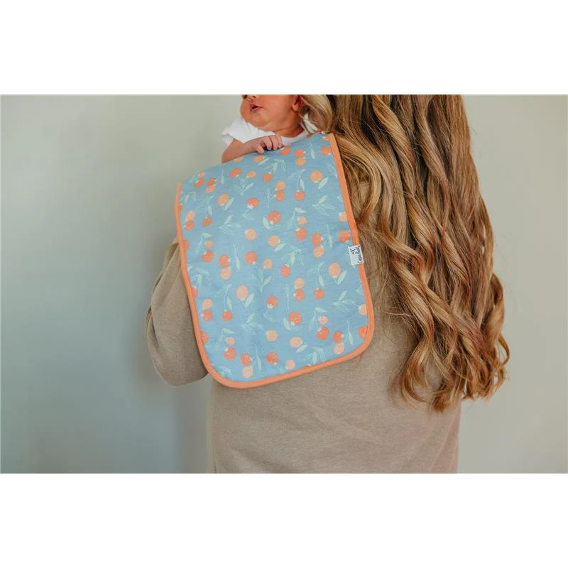 Copper Pearl - 3Pk Premium Baby Burp Cloths Clementine Set - Image 6