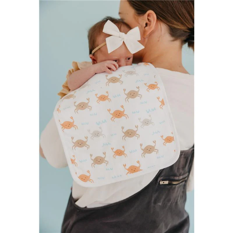 Copper Pearl - 3Pk Premium Baby Burp Cloths Tide Set - Image 4