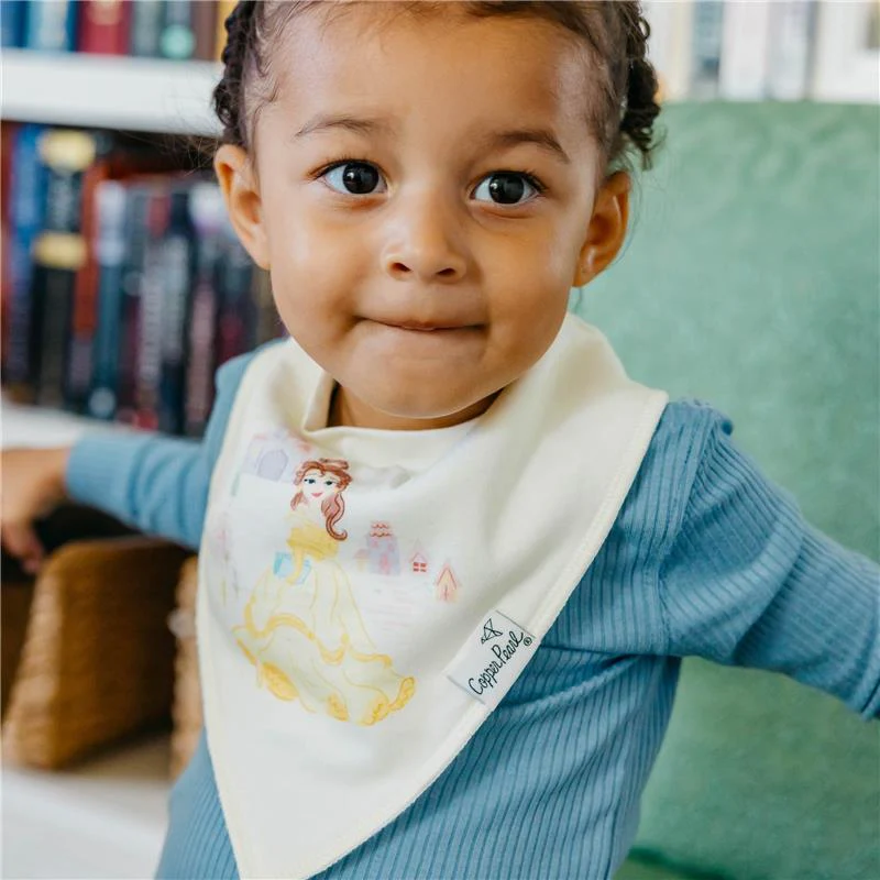 Copper Pearl - 6Pk Disney Princess Bandana Bib Set - Image 2