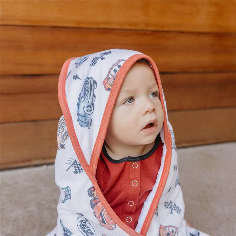 Copper Pearl Disney Pixar Cars Premium Knit Hooded Towel - Image 3