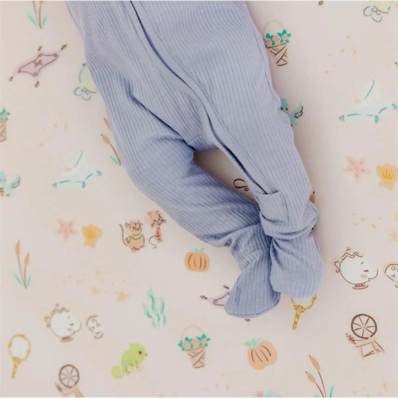 Copper Pearl - Enchanted Friends Premium Crib Sheet - Image 2
