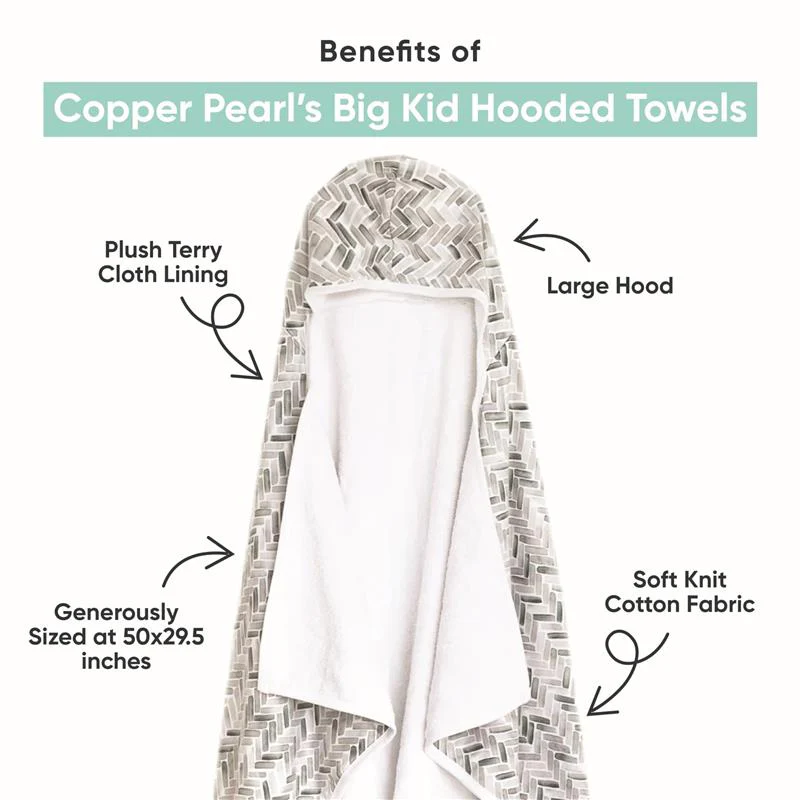 Copper Pearl - Hooded Bath Towels Premium Knit, Goosie - Image 2