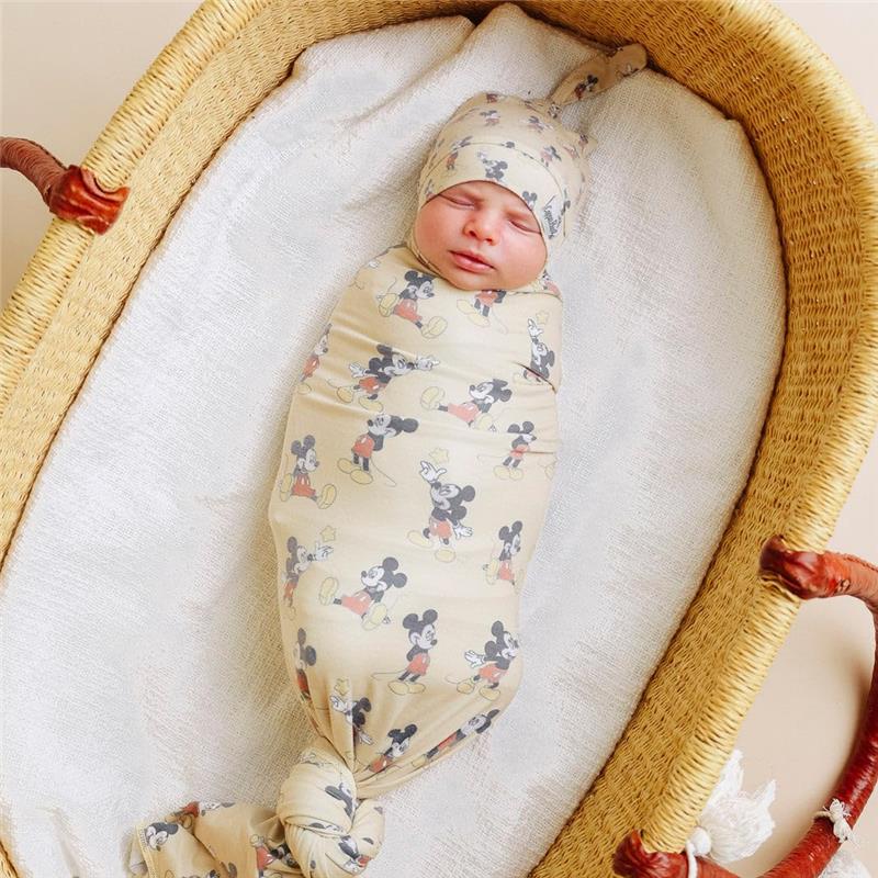 Copper Pearl - Large Premium Knit Baby Swaddle Receiving Blanket Enchanted Friends - Image 5