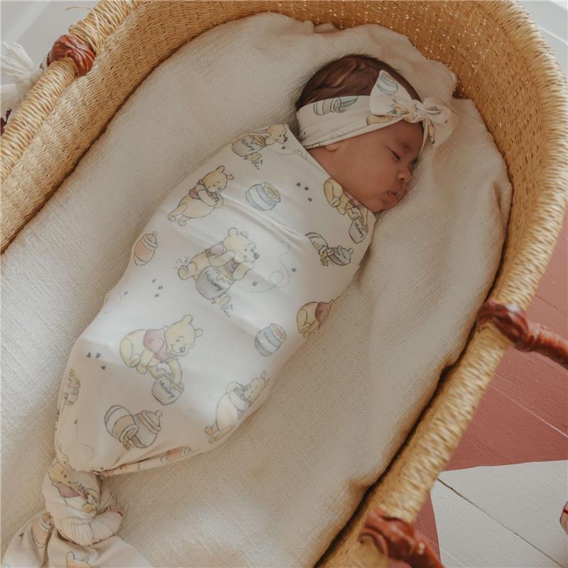 Copper Pearl - Large Premium Knit Baby Swaddle Receiving Blanket Hunny - Image 4