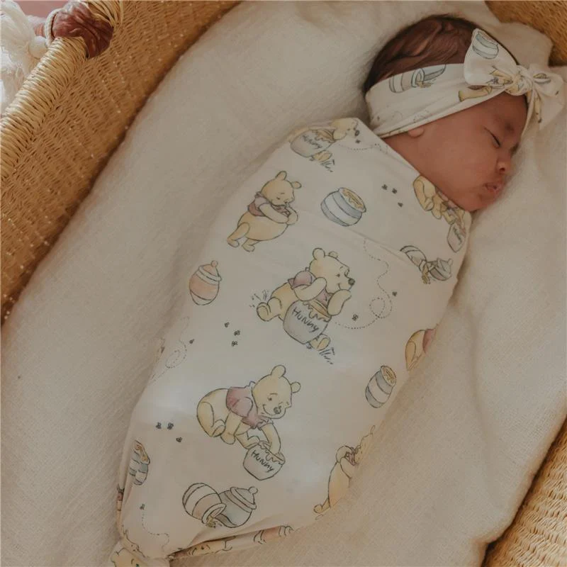 Copper Pearl - Large Premium Knit Baby Swaddle Receiving Blanket Hunny - Image 5