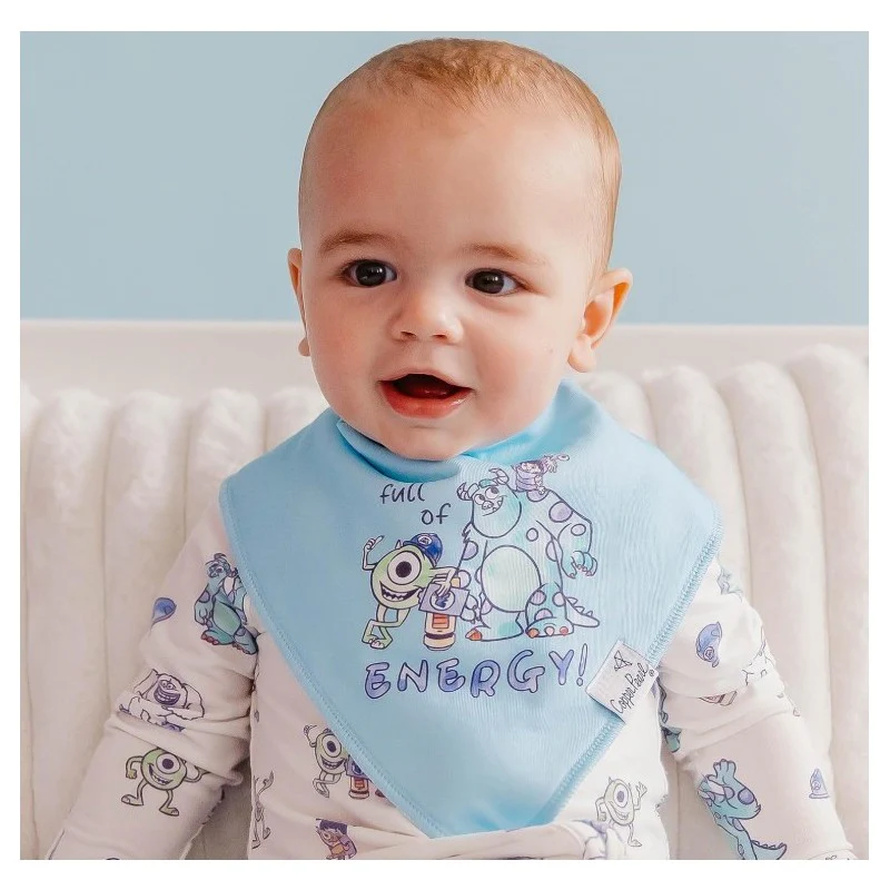 Copper Pearl - Monsters Inc Medley Bandana Bib Set
