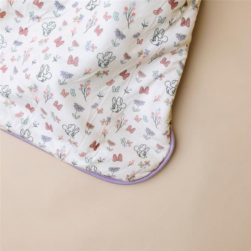 Copper Pearl - Premium 3-Layer Knit Sleep Bag 1.0 TOG, Minnie Mouse's Bowquet - Image 5