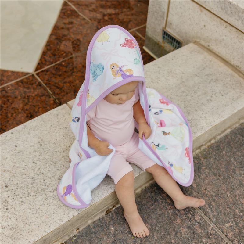 Copper Pearl - Premium Knit Hooded Bath Towel Disney Princess - Image 3