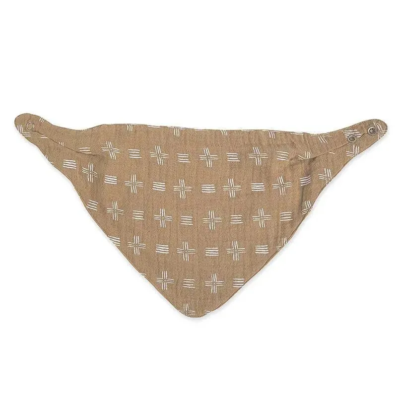 Crane - 3Pk Baby Soft Muslin Baby Bib Set, Safari Animal - Image 3