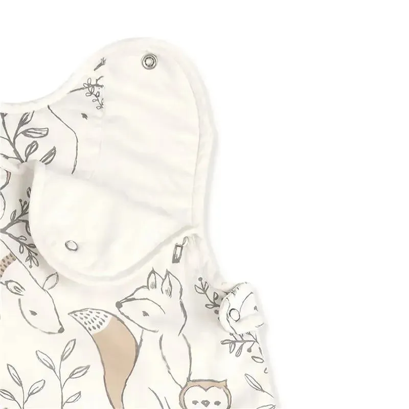 Crane Baby Ezra Woodland Animals Cotton Wearable Blanket 0-9Mo - Image 3