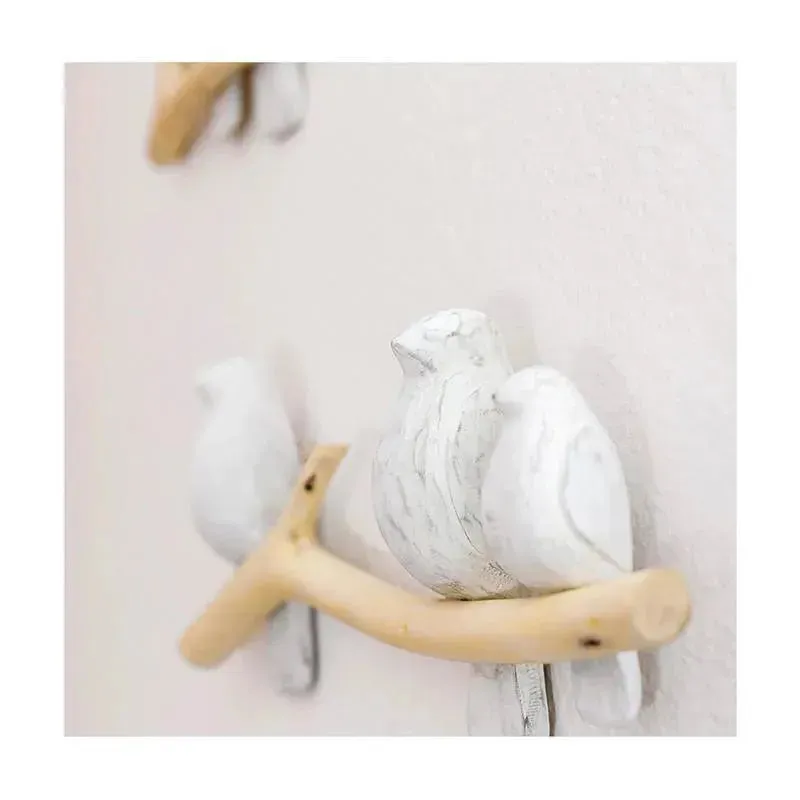Crane - Baby Woodland Nursery and Toddler Room Décor, 2 Piece Wooden Wall Décor, Bird Perch - Image 3