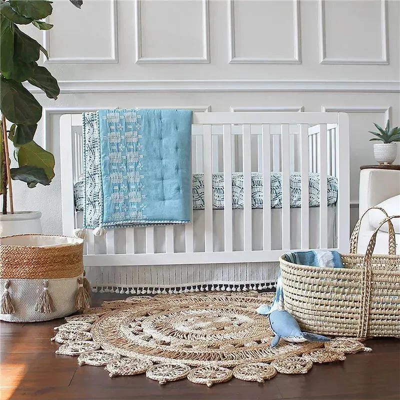 Crane - Baby Wrap Around Bed Skirt for Crib - Image 2