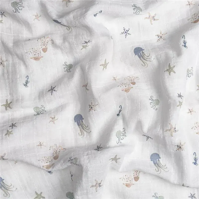 Crane Bedding - Cove 3-Pc. Swaddle Set, Sea Life - Image 10