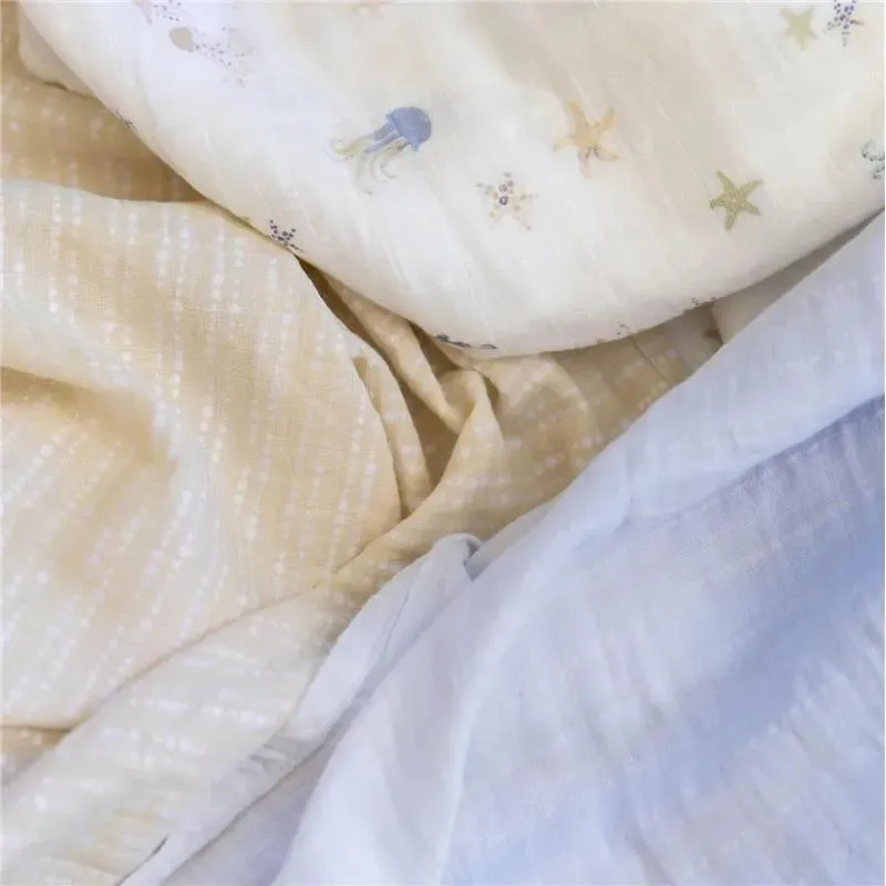 Crane Bedding - Cove 3-Pc. Swaddle Set, Sea Life - Image 4