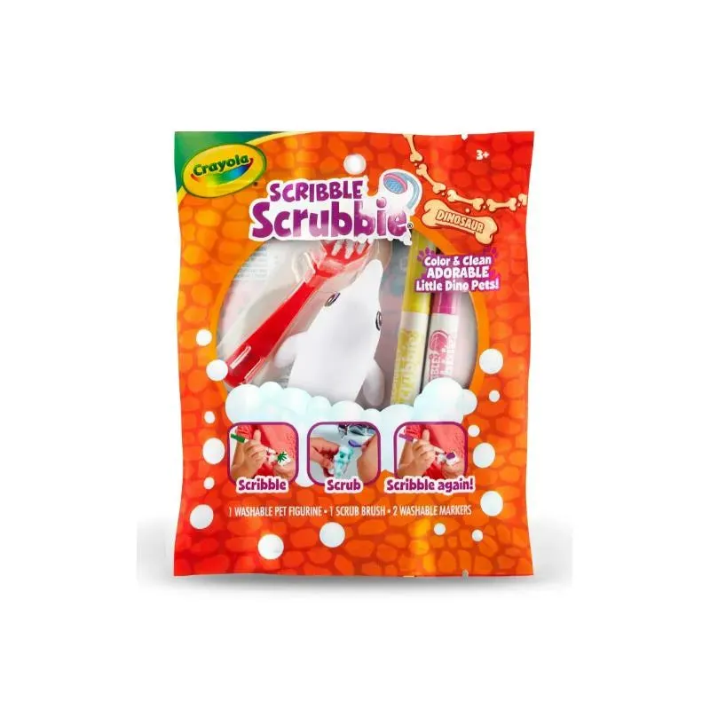 Crayola - 1 Ct Scribble Scrubbie, Dinosaur - Image 2