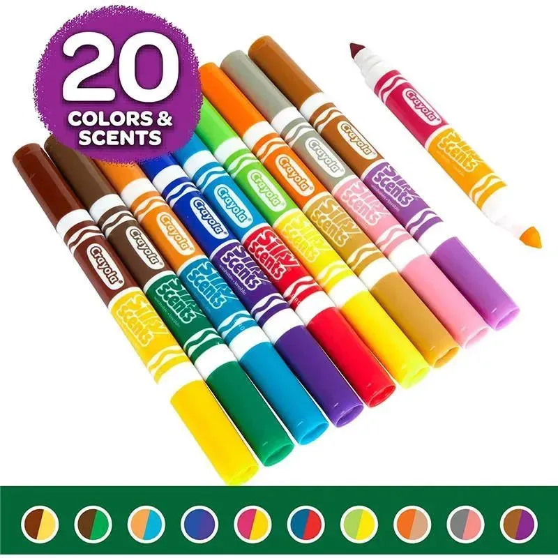Crayola - 10 Ct Silly Scents Sweet Dual-Ended Markers - Image 4