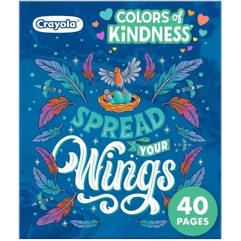 Crayola - 40-Page Coloring Book, Colors Of Kindness