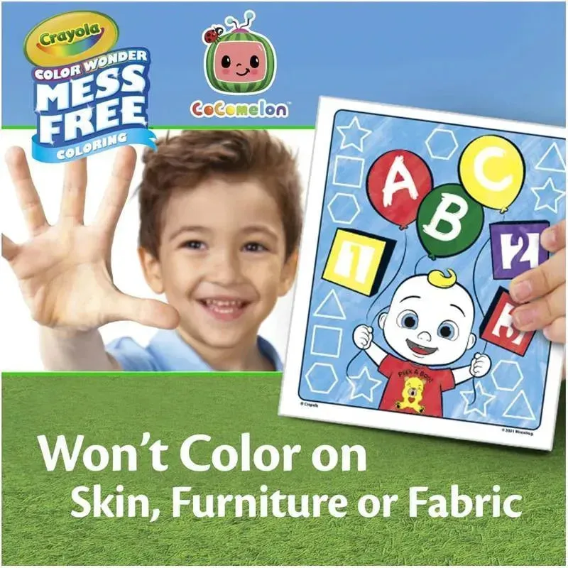 Crayola - Color Wonder Coloring Pad & Markers, Cocomelon - Image 3