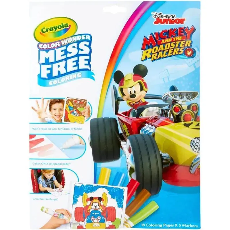 Crayola - Color Wonder Coloring Pad & Markers, Mickey Mouse
